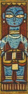 Jamini Roy - Untitled (Drummer)