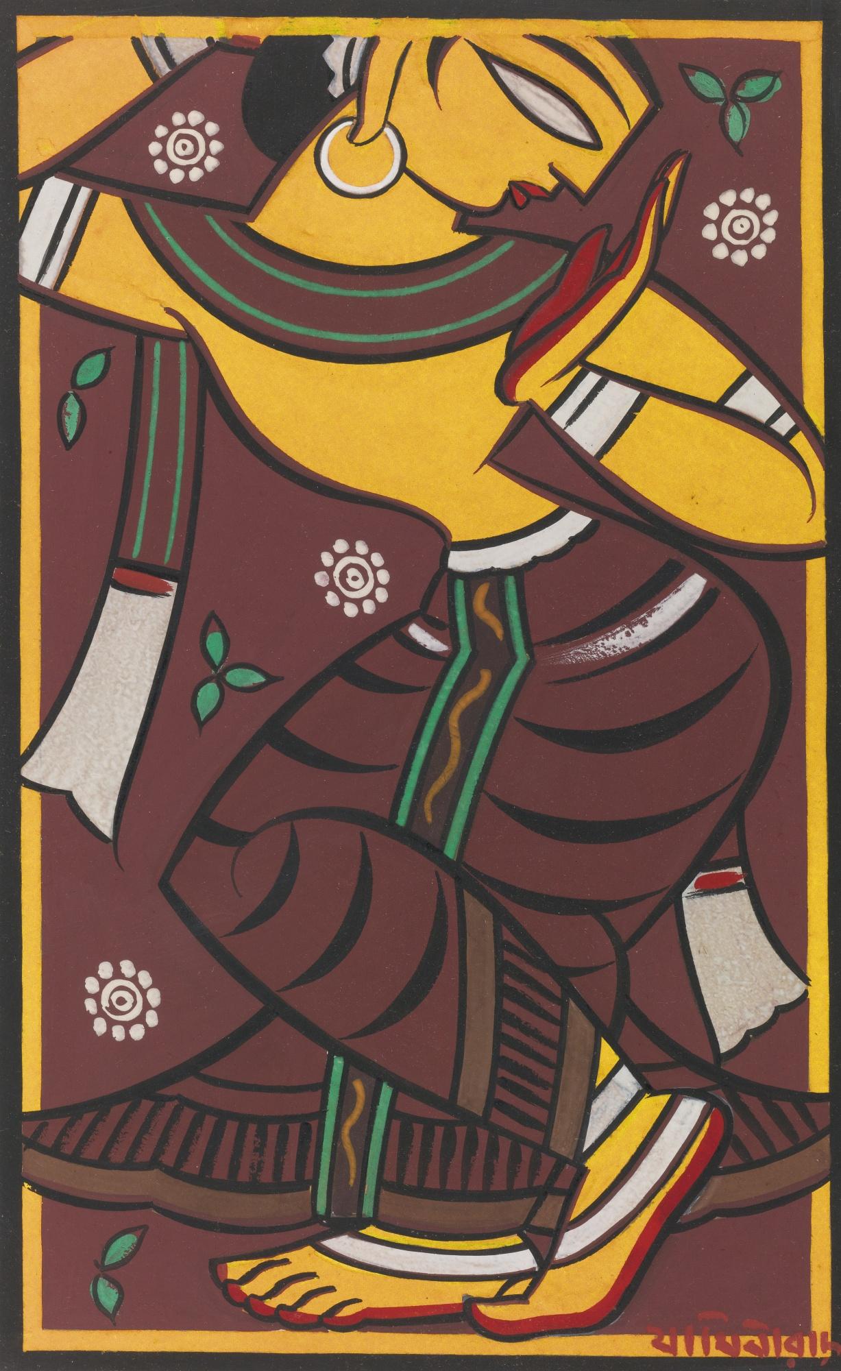 Jamini Roy - Untitled (Gopi)