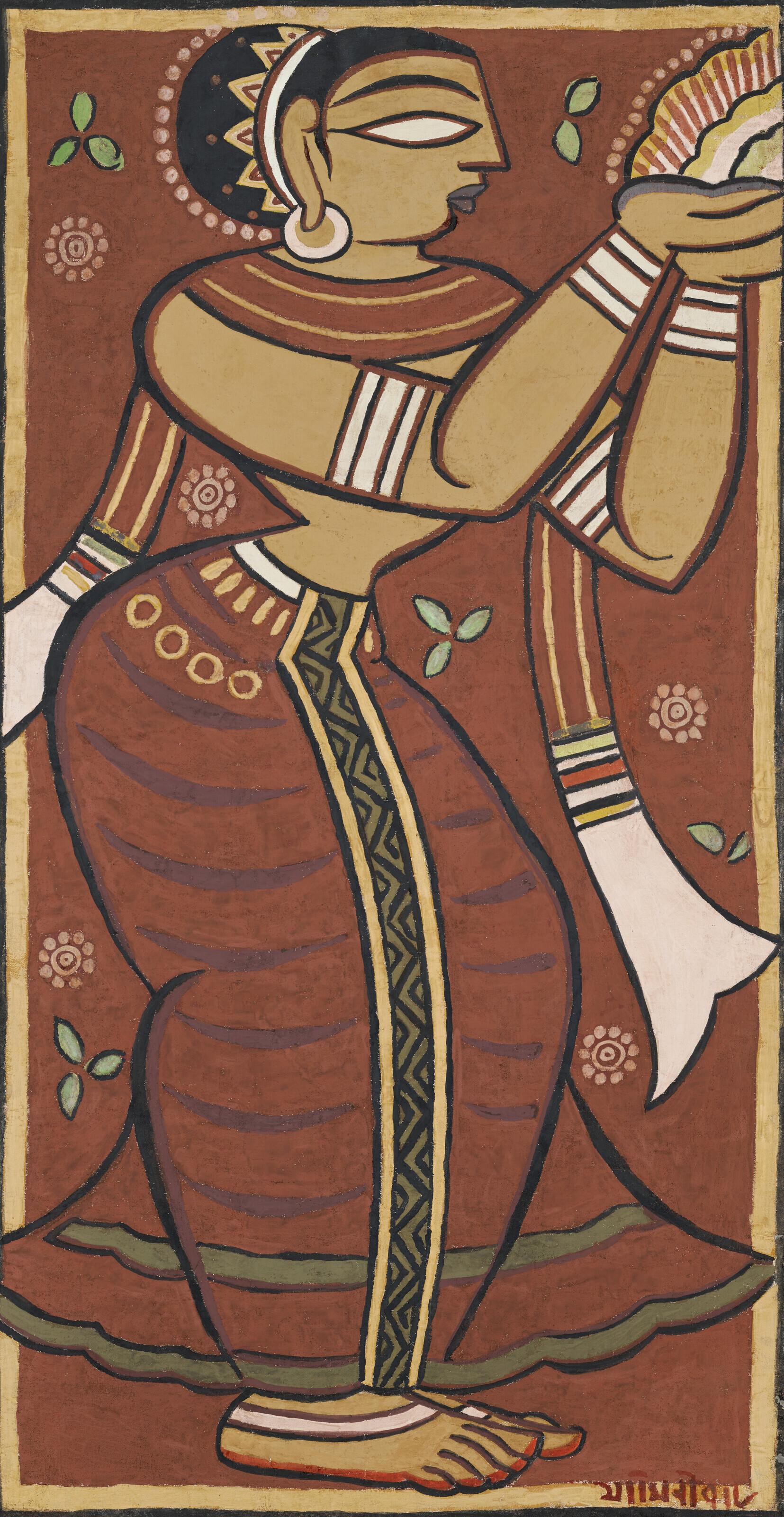 Jamini Roy - Untitled (Gopini)