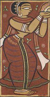 Jamini Roy - Untitled (Gopini)