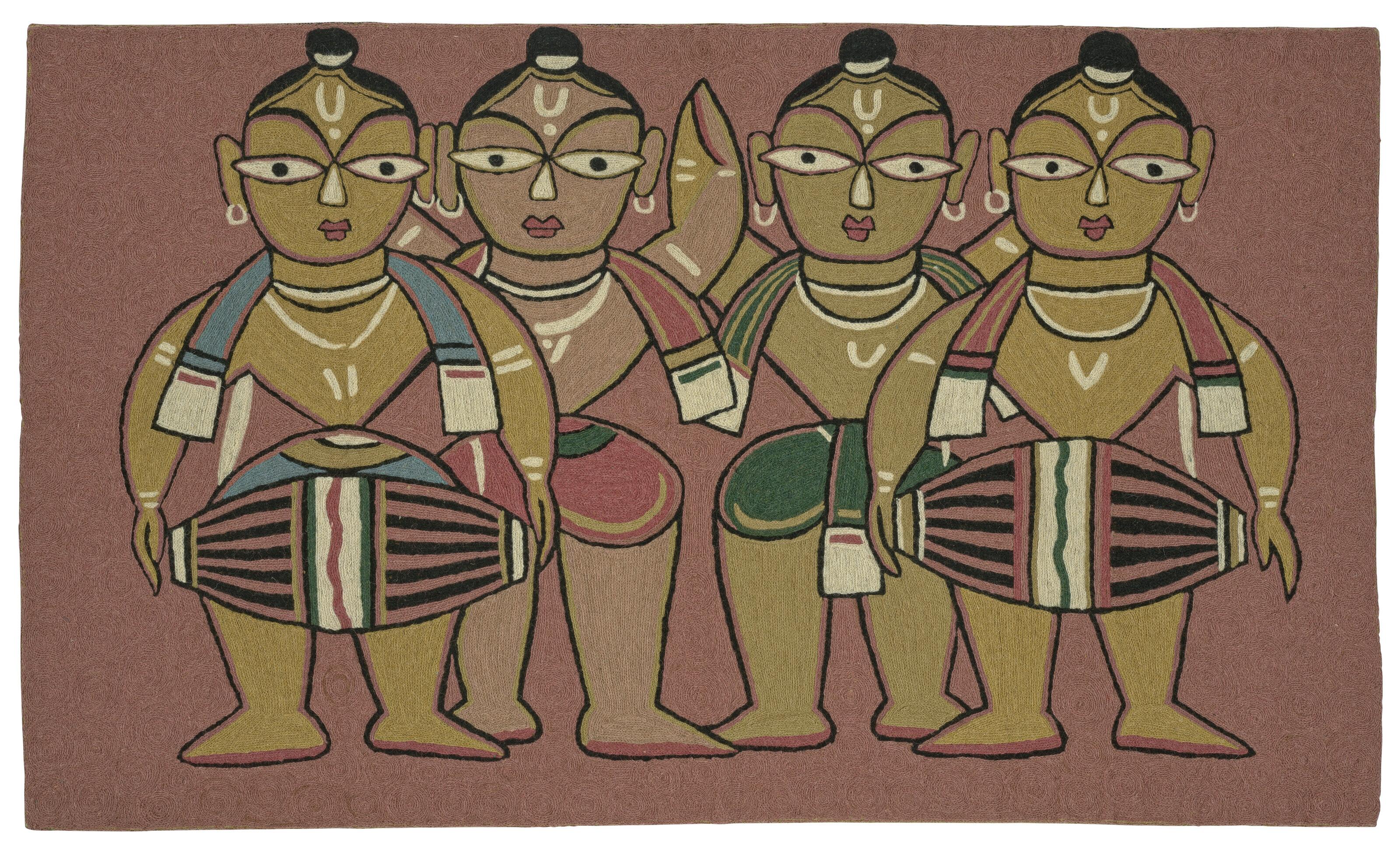 Jamini Roy - Untitled (Harinam)