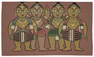 Jamini Roy - Untitled (Harinam)