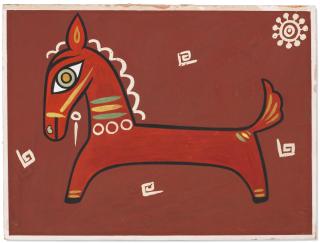 Jamini Roy - Untitled (Horse)