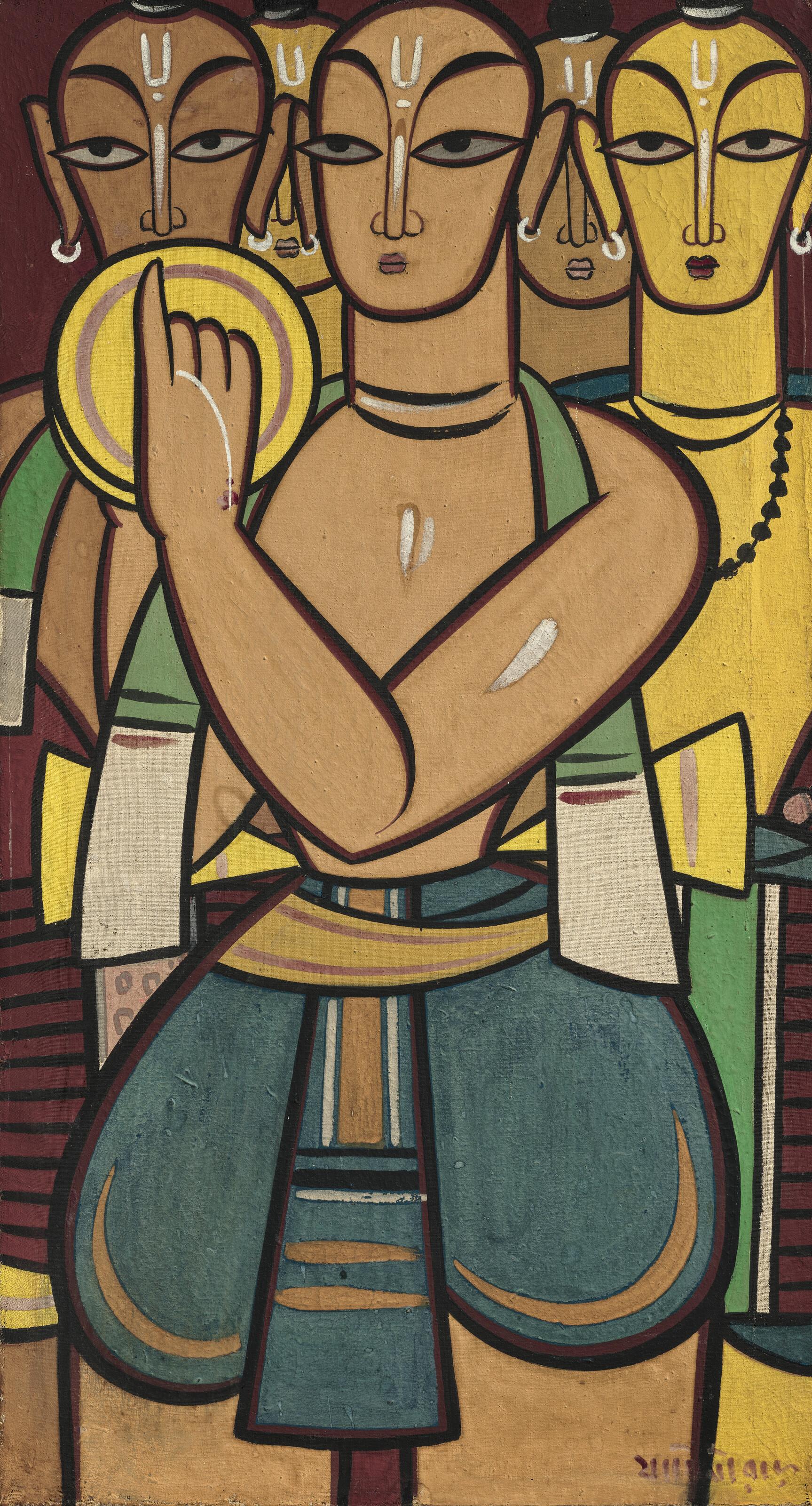 Jamini Roy - Untitled (Kirtan)