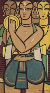 Jamini Roy - Untitled (Kirtan)