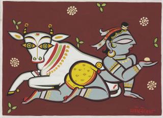 Jamini Roy - Untitled (Krishna, Butter Thief)