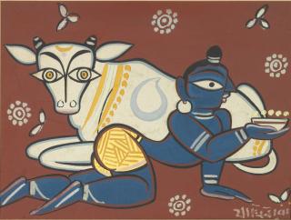 Jamini Roy - Untitled (Krishna)