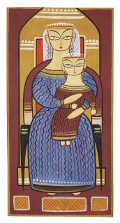 Jamini Roy - Untitled (Madonna and Child)