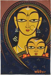 Jamini Roy - Untitled (Mother and Child)