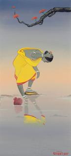 Jamini Roy - Untitled (The Flower)