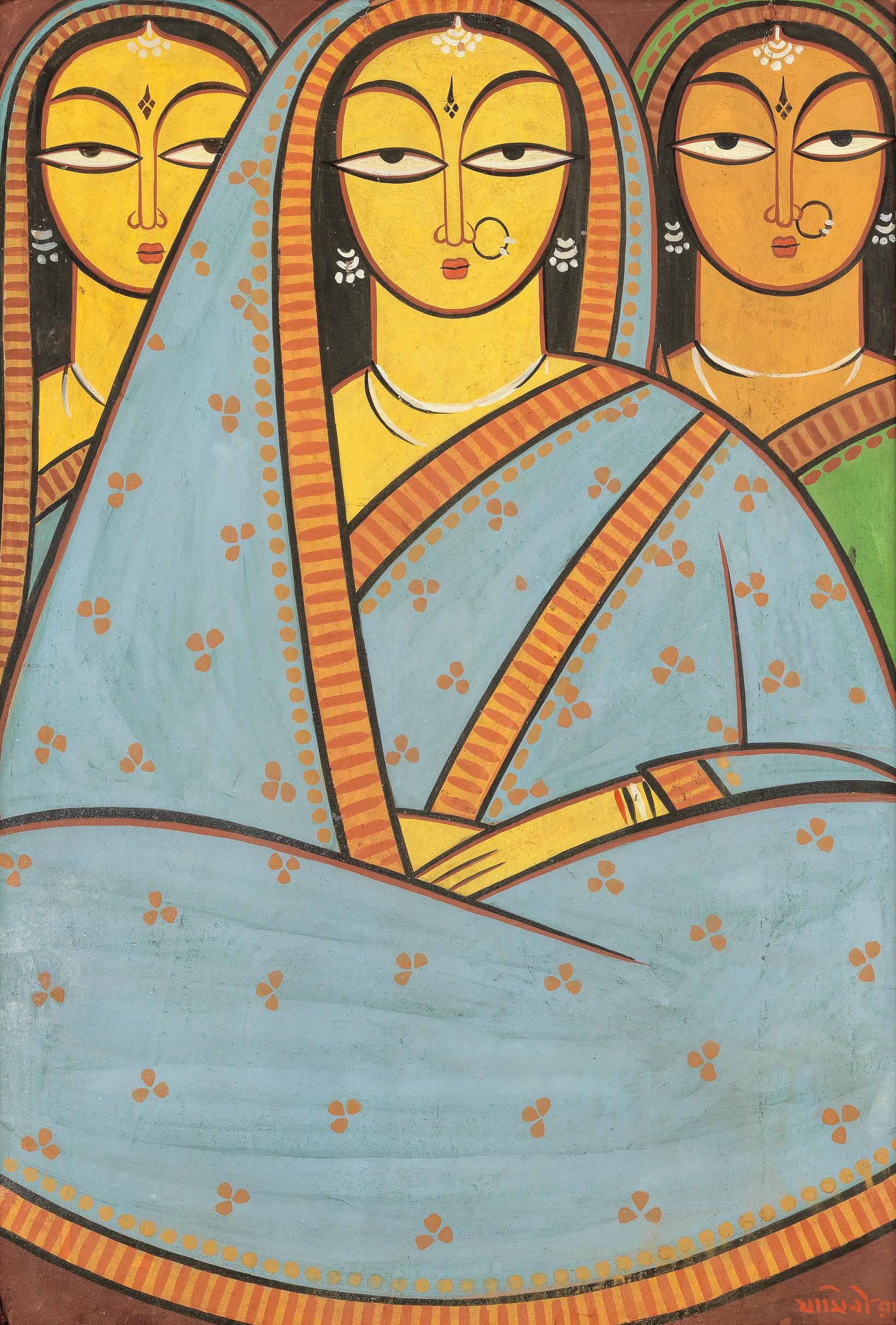 JAMINI ROY | UNTITLED (MOTHER AND CHILD) | Modern and Contemporary South  Asian Art | 2020 | Sotheby's