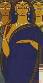 Jamini Roy - Untitled (Three Women)