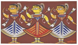 Jamini Roy - Untitled (Three Women)