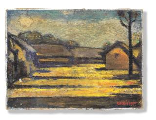 Jamini Roy - Untitled (Village Scene)