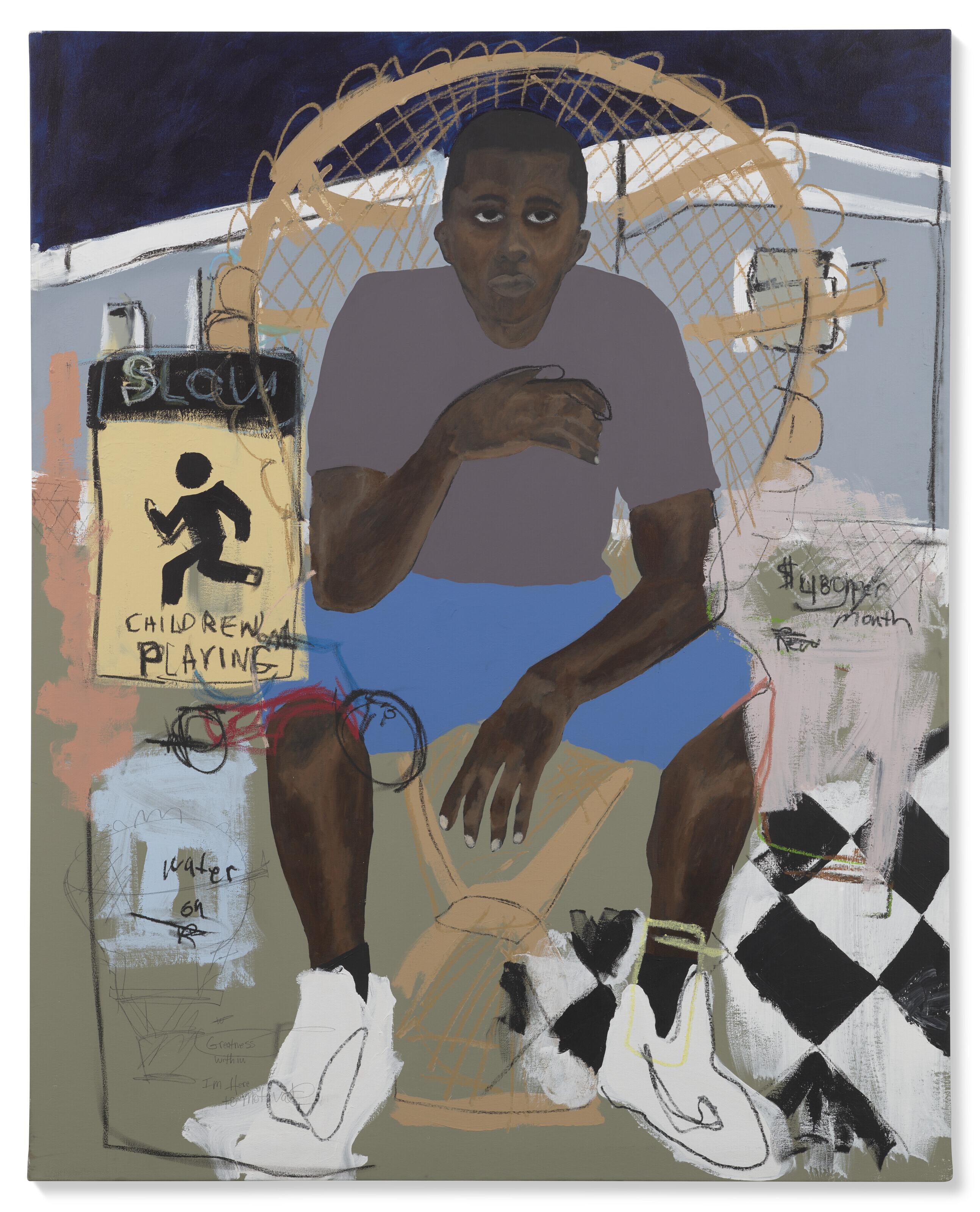 Jammie Holmes - Artist Self Portrait