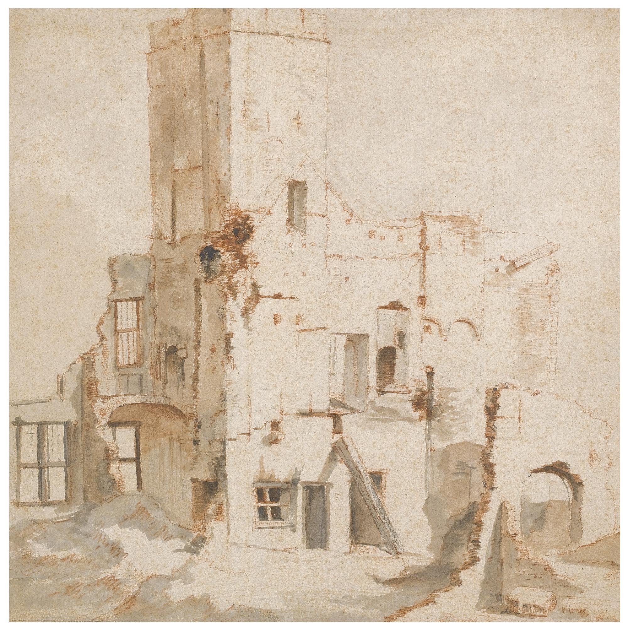 Jan Abrahamsz. Beerstraten - The Ruins Of The Old Amsterdam Town Hall