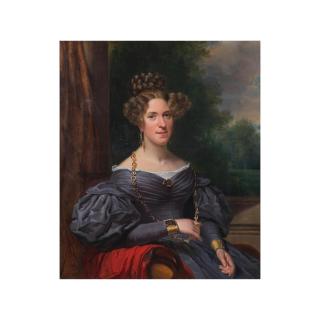 Jan Adam Kruseman - Portrait d\'une dame de qualité