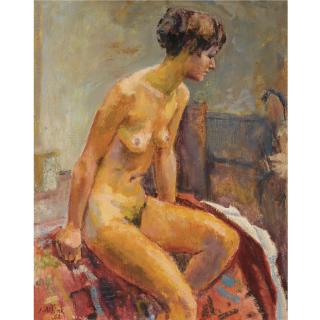 Jan Altink - A Seated Nude