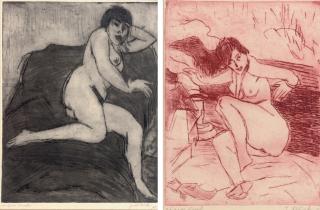 Jan Altink - Nude on the couch