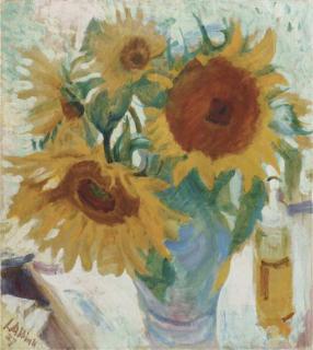 Jan Altink - Sunflowers in a vase