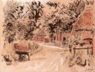 Jan Altink - View of a village