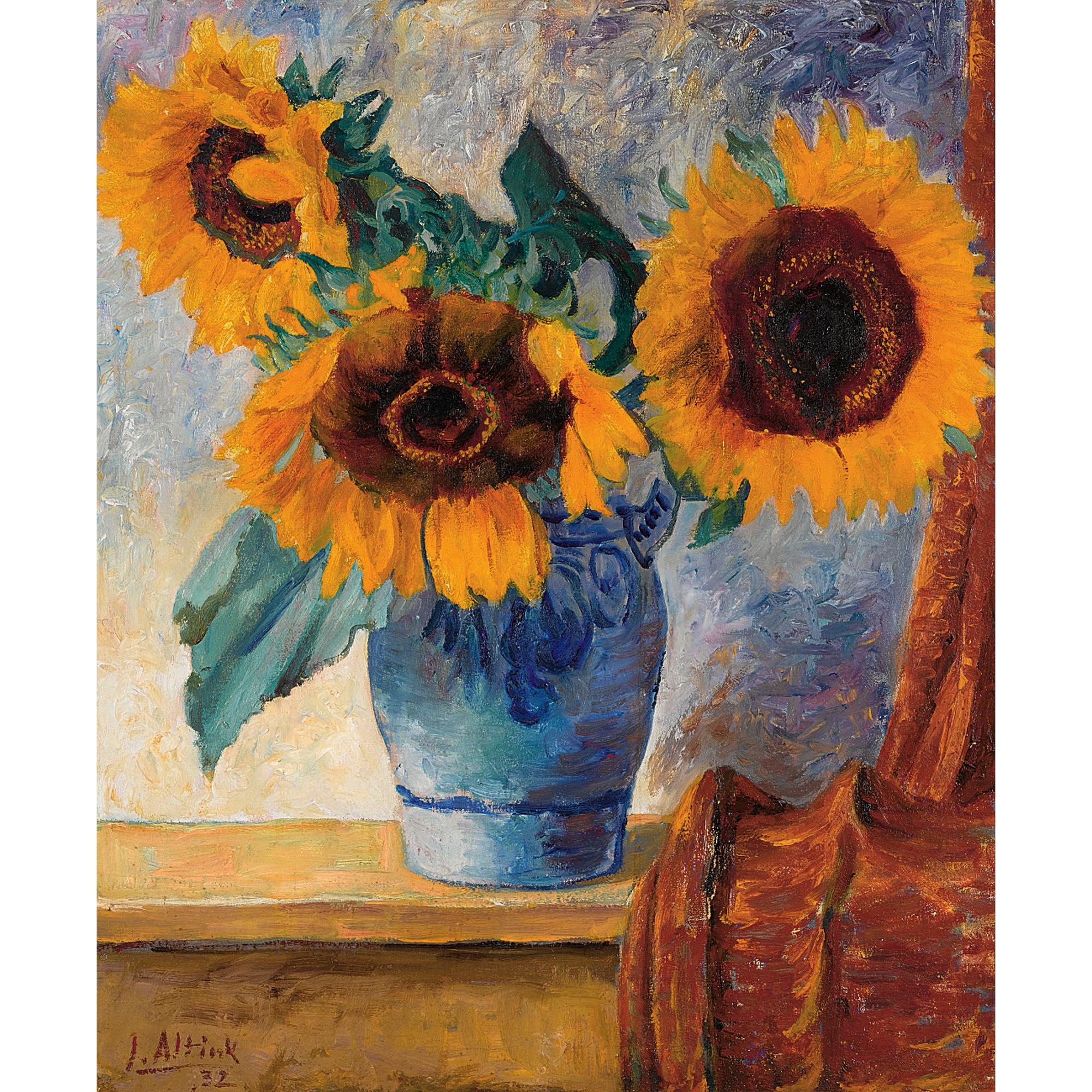 Jan Altink - Zonnebloemen