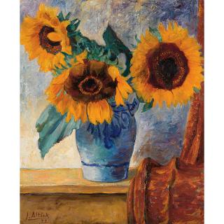 Jan Altink - Zonnebloemen