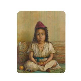 Jan-Baptist Huysmans - La Jeune Fleuriste; Enfant À La Pomme