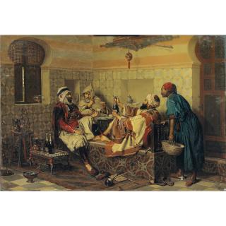 Jan Baptist Huysmans - Les Buveurs De Champagne