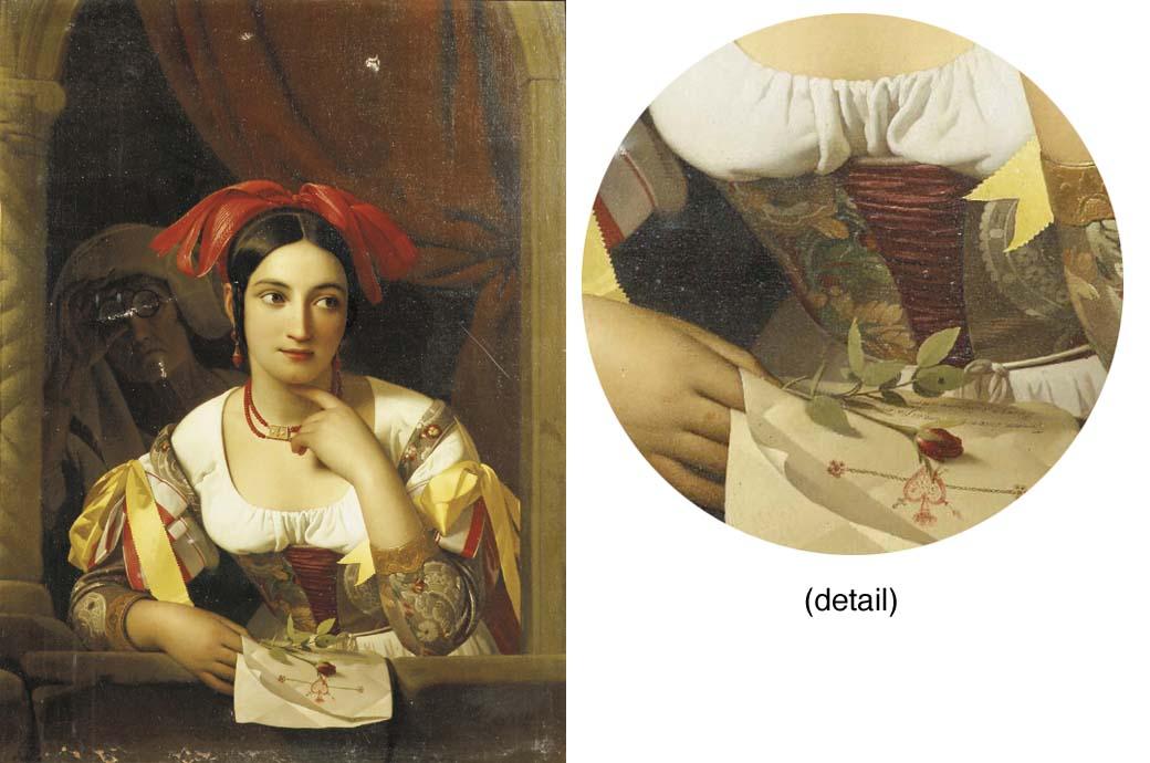 Jan Baptist Lodewyck Maes - The love letter