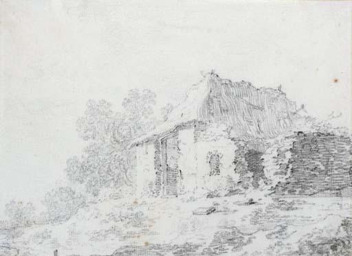 Jan Baptist Weenix - A cottage by a copse