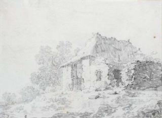 Jan Baptist Weenix - A cottage by a copse