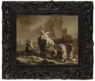 Jan Baptist Weenix - Arion And The Dolphin Together With Poseidon; An Allegory Of The Rescue Of The Dutch Republic By Willem Of Orange