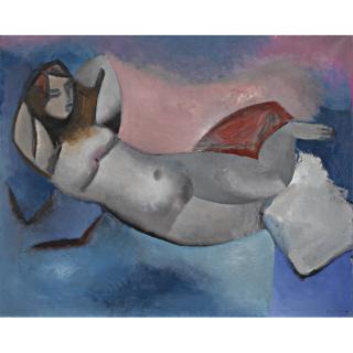Jan Bauch - Czech reclining Nude (Ležící Akt)