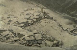 Jan Boon - A snow covered Village