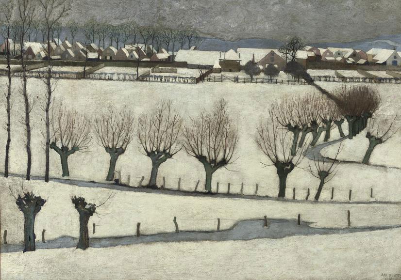 Jan Boon - Bij Amerongen: Amerongen in winter