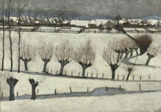 Jan Boon - Bij Amerongen: Amerongen in winter