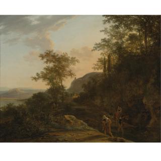 Jan Both - Italianate Landscape With A Mountain Path And Ford
