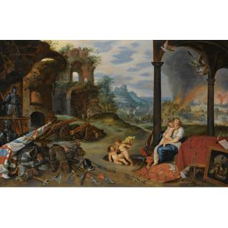 Jan Breughel the Younger - An Allegory Of Discord