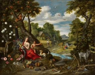 Jan Brueghel d. J. - Sommerliche Landschaft mit Ceres