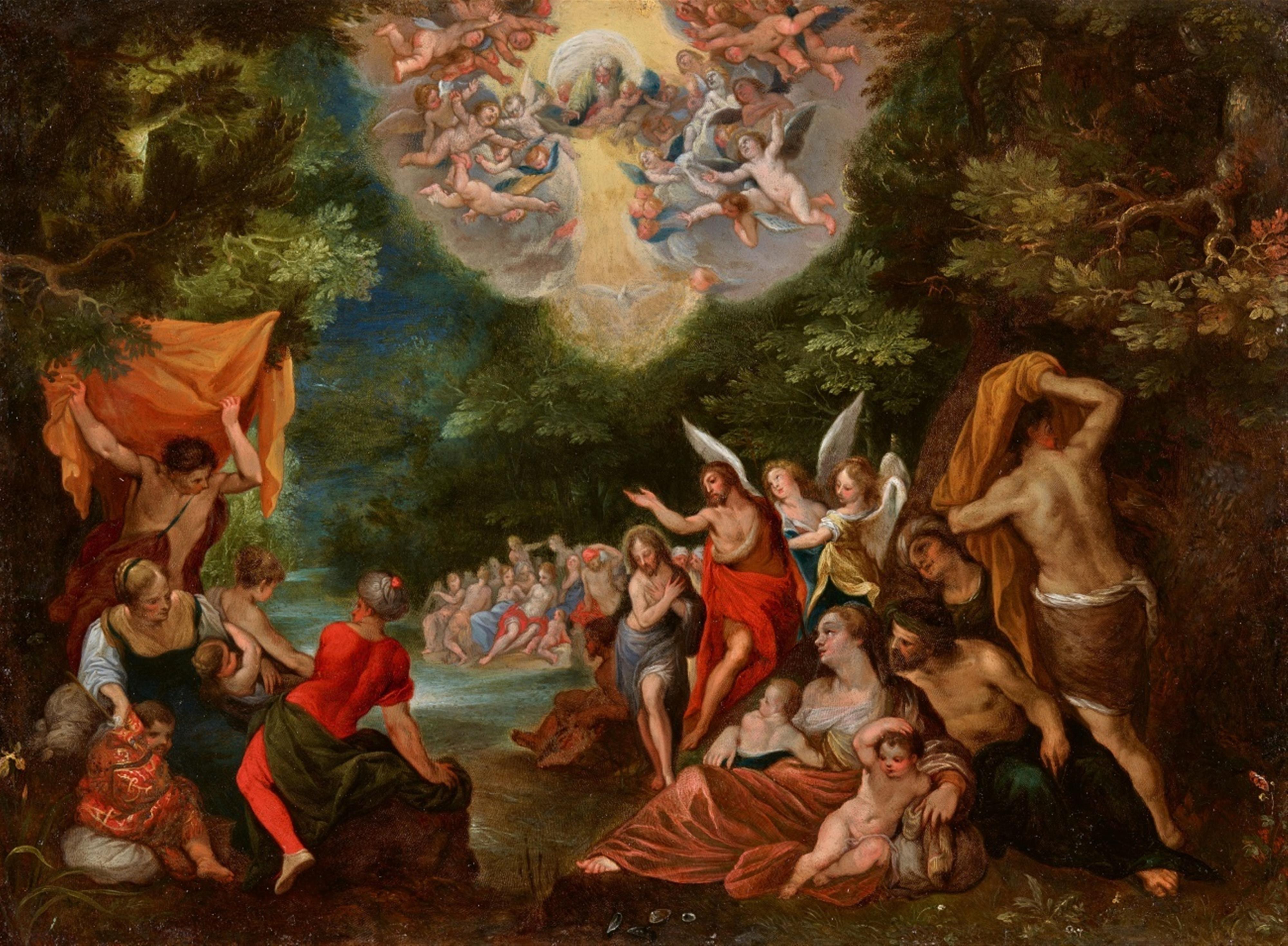 Jan Brueghel d. J. - Taufe Christi