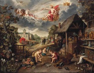 Jan Brueghel II - An Allegory of War and Peace