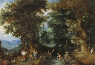 Jan Brueghel The Younger - Latona And The Lycian Peasants