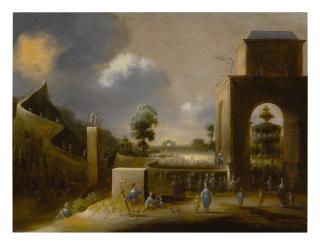 Jan Christiaensz Micker - The Wide And Narrow Road, An Allegory