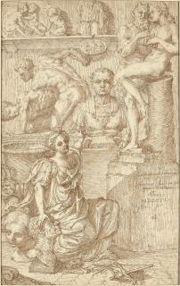 Jan Claudius de Cock - Allegory of Sculpture