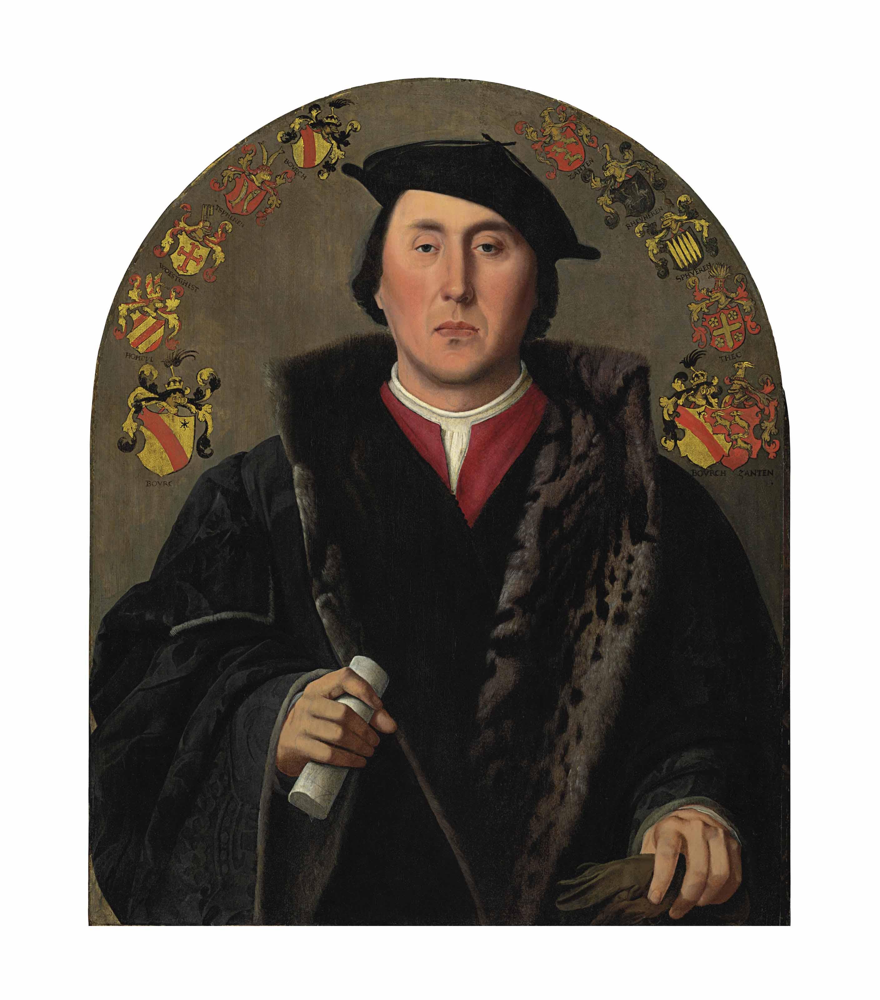 Jan Cornelisz. Vermeyen - Portrait Of Joost Aemszoon Van Der Burch