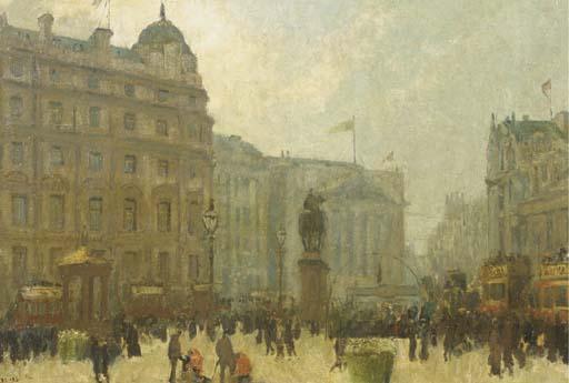 Jan Cossaar - A busy morning in London