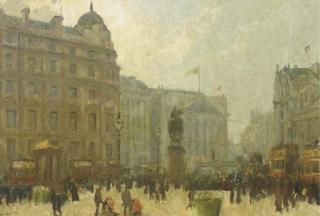Jan Cossaar - A busy morning in London