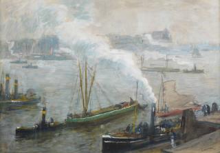 Jan Cossaar - Activities in a harbour