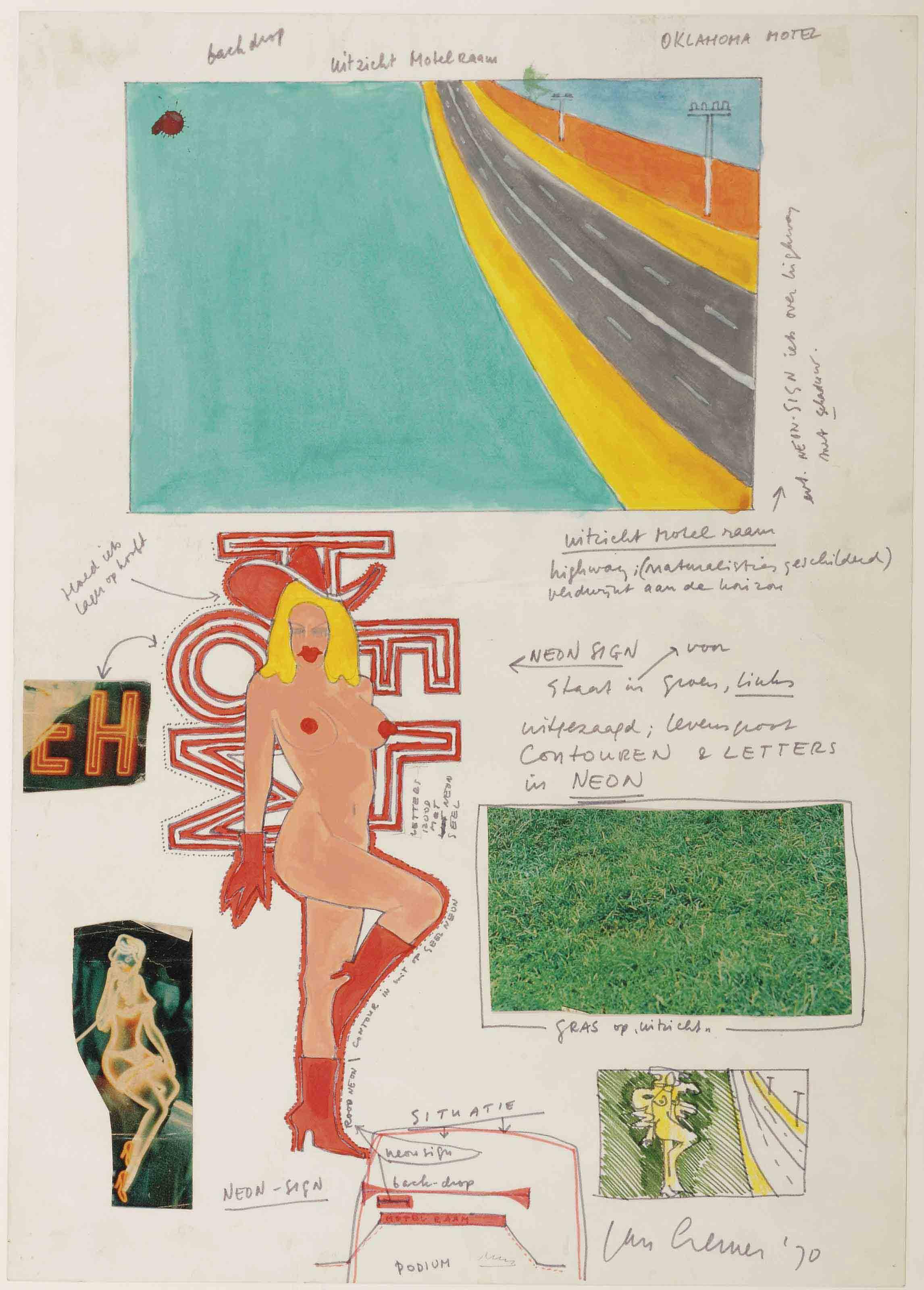 Jan Cremer - Oklahoma Motel (stage designs)